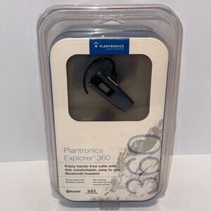 Plantronics Explorer 360 Bluetooth Headset slim Earloop for hands-free calls NEW